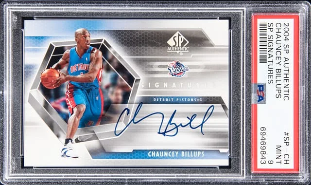 2004 SP Authentic Chauncey Billups Sp Signatures #SP-CH card image