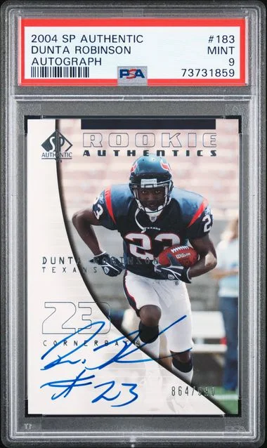 2004 SP Authentic Dunta Robinson Autograph #183 card image