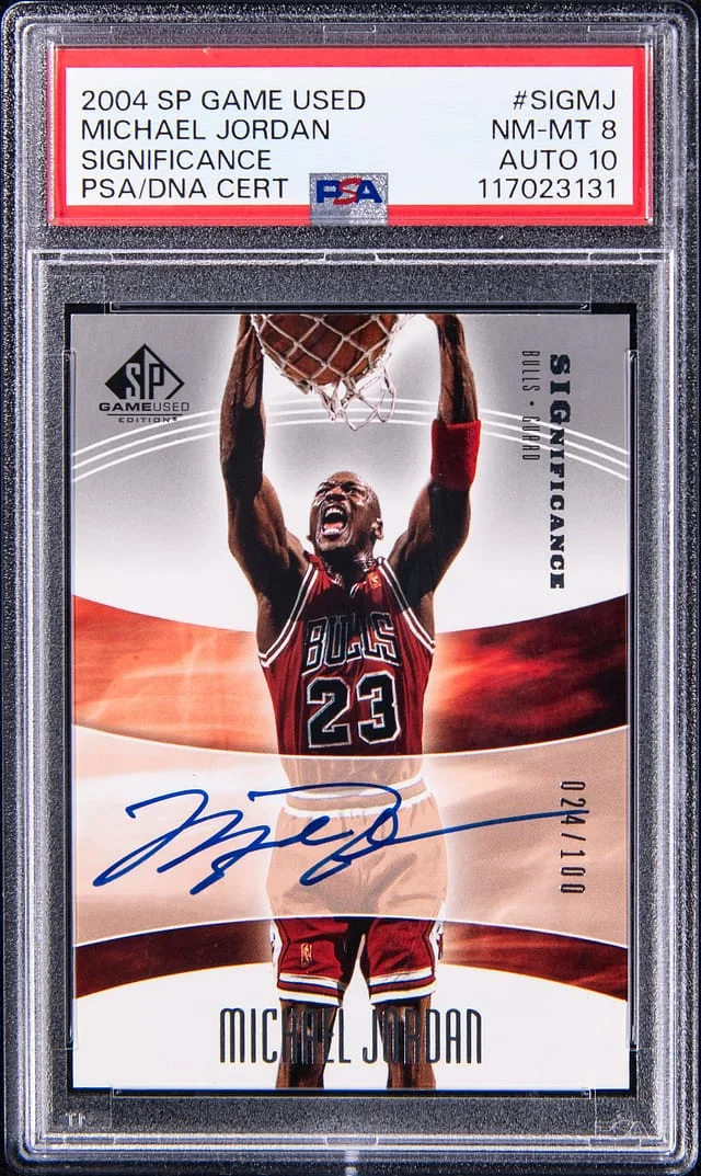 2004 SP Game Used Michael Jordan Significance #SIGMJ card image