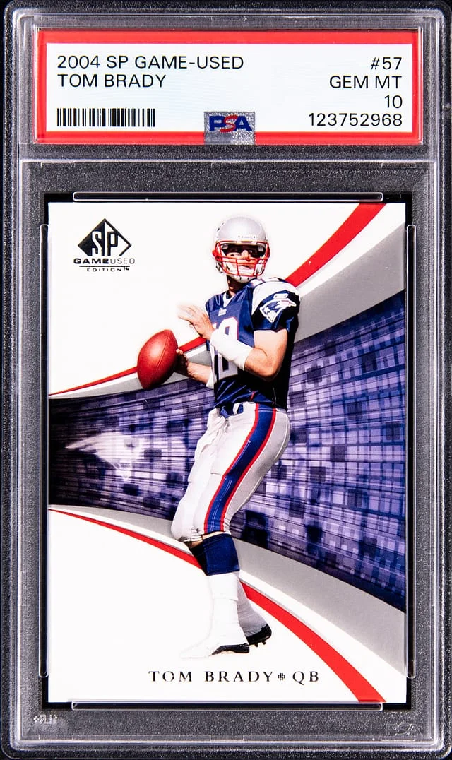 2004 SP Game-Used Tom Brady #57 card image