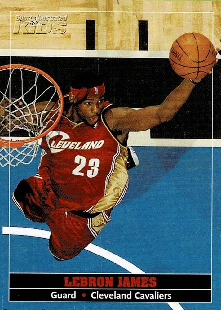 2004 Sports Illustrated for Kids Lebron James #392 card image