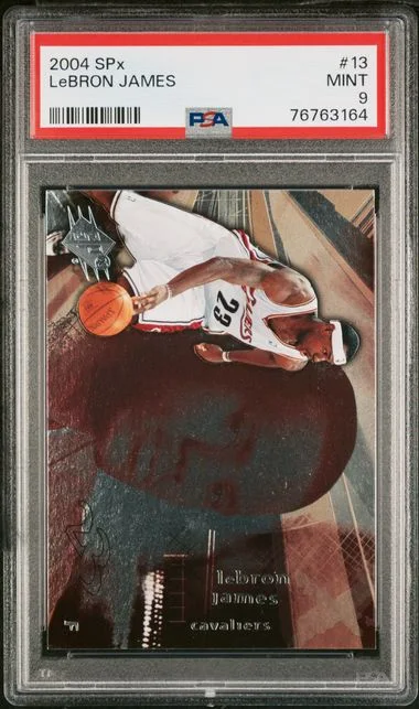 2004 SPx LeBron James #13 card image