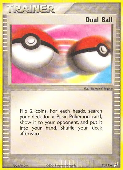 2004 Team Magma vs Team Aqua Dual Ball #72/95 Uncommon card image