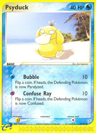 2004 Team Magma vs Team Aqua Psyduck Common #44/95 Common card image