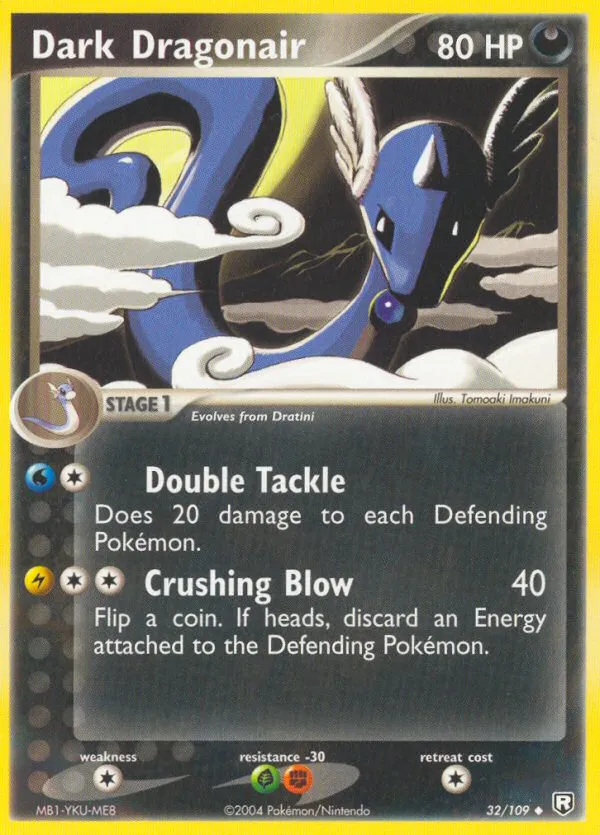 2004 Team Rocket Returns Dark Dragonair #032/109 Uncommon card image