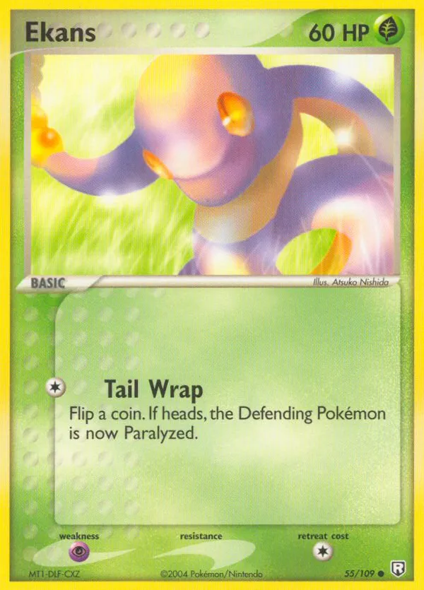 2004 Team Rocket Returns Ekans Common #055/109 Common card image