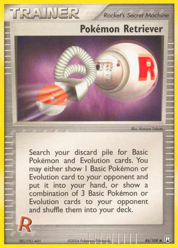 2004 Team Rocket Returns Pokémon Retriever Uncommon #084/109 Uncommon card image
