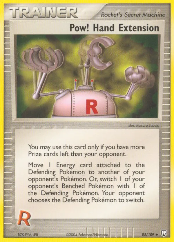 2004 Team Rocket Returns Pow! Hand Extension Uncommon #085/109 Uncommon card image