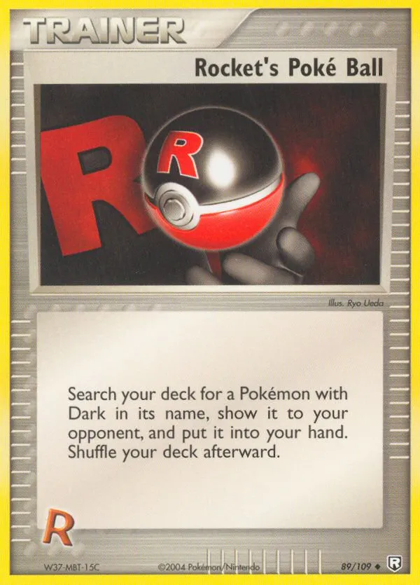 2004 Team Rocket Returns Rocket's Poké Ball #089/109 Uncommon card image
