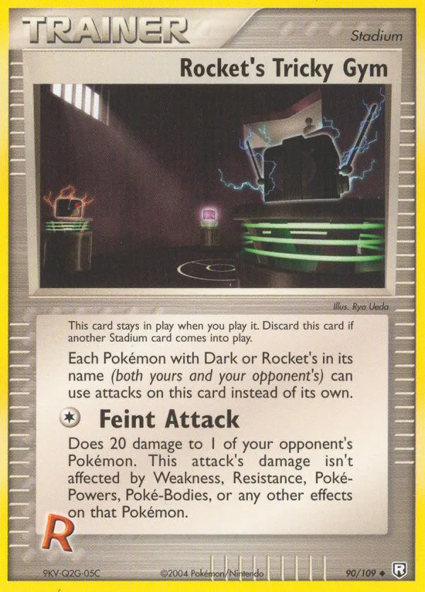 2004 Team Rocket Returns Rocket's Tricky Gym #090/109 Uncommon card image