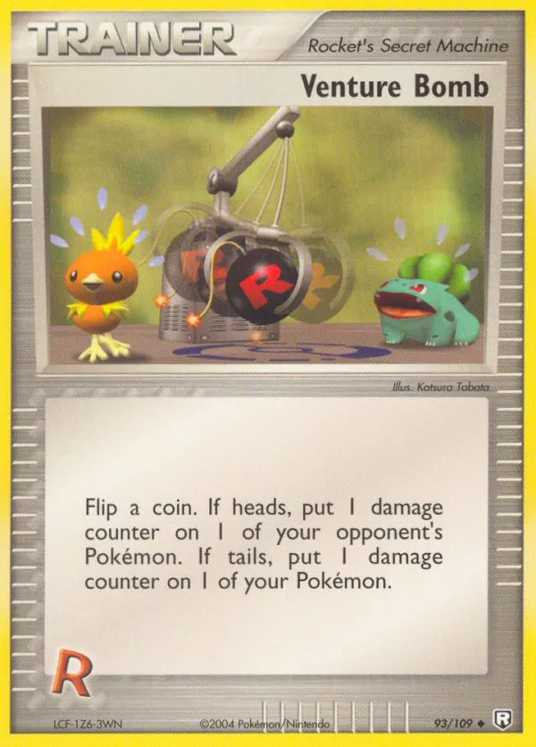 2004 Team Rocket Returns Venture Bomb Uncommon #093/109 Uncommon card image