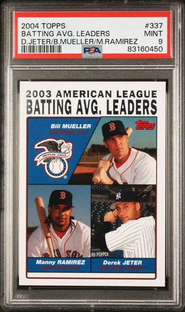 2004 Topps B.Mueller/M.Ramirez D.Jeter #337 card image