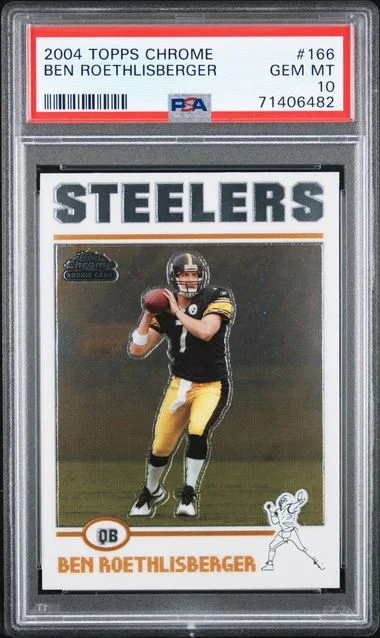 2004 Topps Chrome Ben Roethlisberger #166 card image