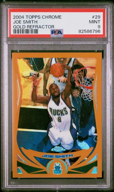 2004 Topps Chrome Joe Smith Gold Refractor #29 card image