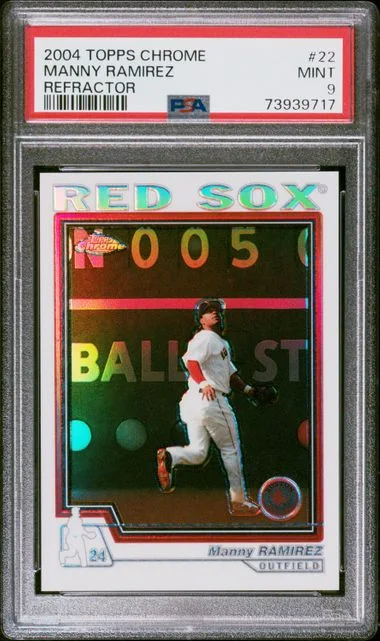 2004 Topps Chrome Manny Ramirez Refractor #22 card image