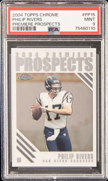 2004 Topps Chrome Philip Rivers Premiere Prospects #PP15 card image