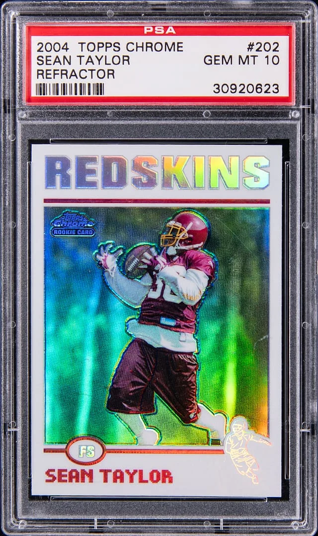 2004 Topps Chrome Sean Taylor Refractor #202 card image
