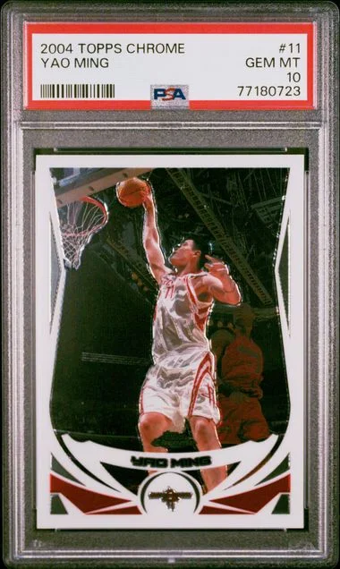 2004 Topps Chrome Yao Ming #11 card image