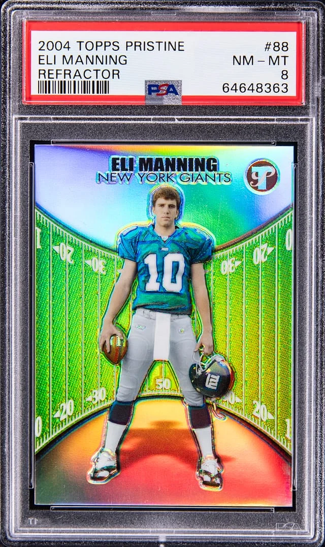 2004 Topps Eli Manning Pristine Refractor #88 card image