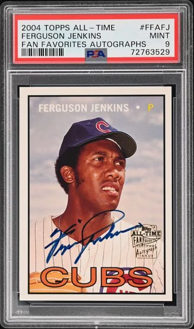 2004 Topps Ferguson Jenkins All-Time Fan Favorites Autographs #FFAFJ card image