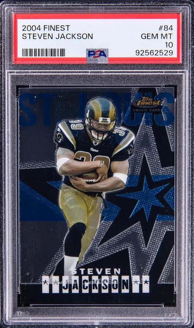 2004 Topps Finest Steven Jackson #84 card image