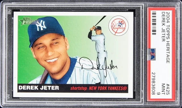 2004 Topps Heritage Derek Jeter #425 card image