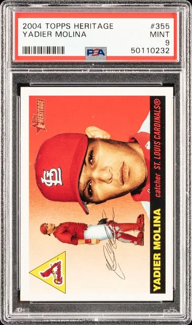 2004 Topps Heritage Yadier Molina #355 card image