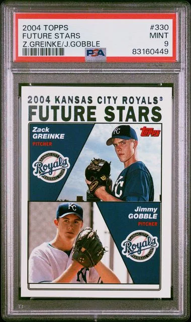 2004 Topps Jimmy Gobble/Zack Greinke #330 card image