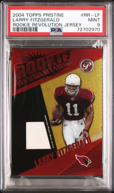 2004 Topps Larry Fitzgerald Pristine Revolution Jersey #RR-LF card image
