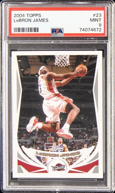 2004 Topps LeBron James #23 card image