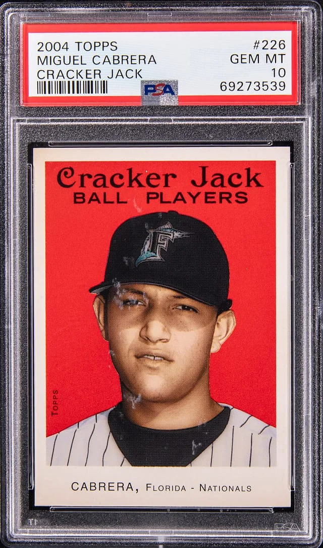 2004 Topps Miguel Cabrera Cracker Jack #226 card image
