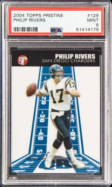 2004 Topps Philip Rivers Pristine Gold Refractor #129 card image