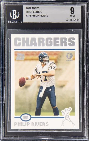 2004 Topps Philip Rivers 1st Edition #375 card image