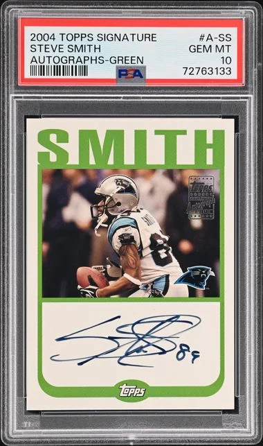 2004 Topps Steve Smith Signature Edition Autographs Green #A-SS card image