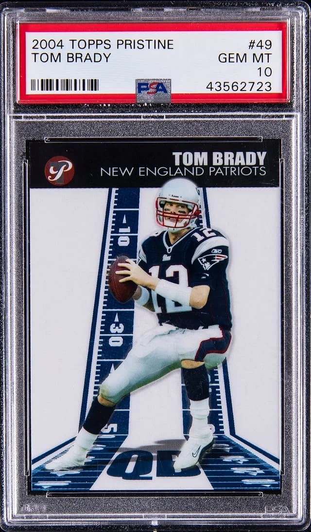 2004 Topps Tom Brady Pristine #49 card image