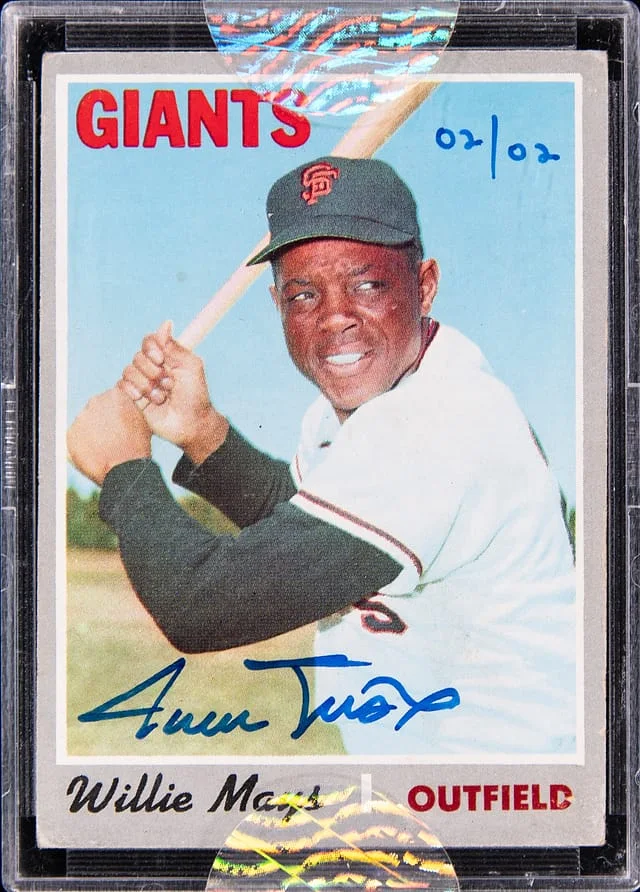 2004 Topps Topps # Willie Mays Originals Signature Edition #1970 card image