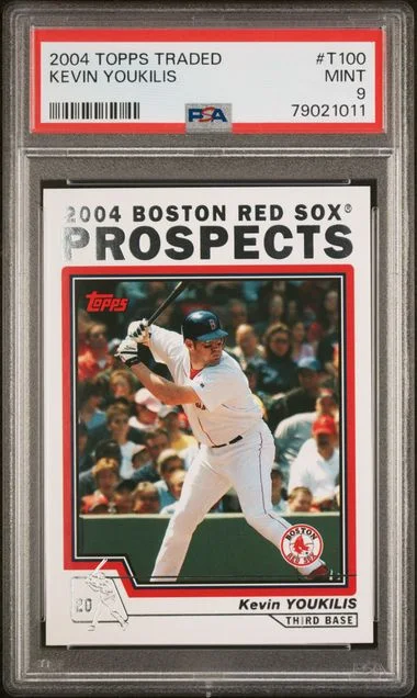 2004 Topps Traded Kevin Youkilis #T100 card image