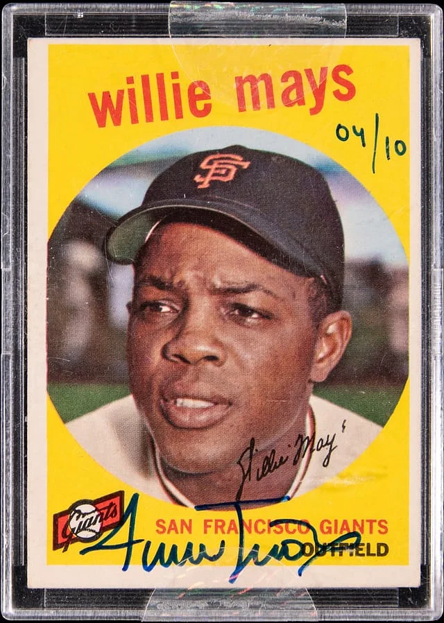 2004 Topps Willie Mays Originals Signature Edition #50 card image