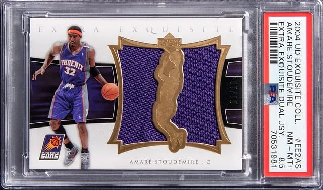 2004 UD Exquisite Collection Amare Stoudemire #EE2AS card image