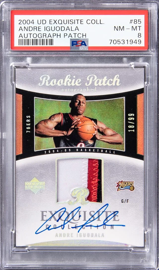2004 UD Exquisite Collection Andre Iguodala #85 card image