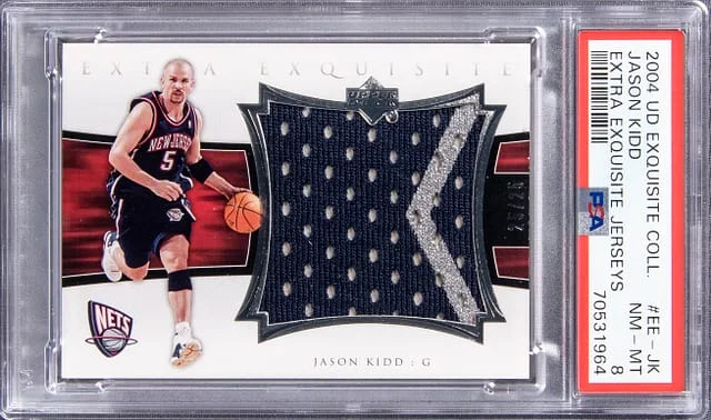 2004 UD Exquisite Collection Extra Exquisite Jerseys Stephon Marbury #EE-JK card image