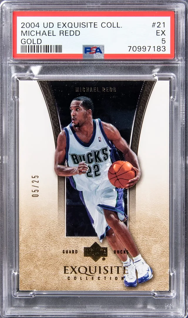 2004 UD Exquisite Collection Gold Michael Redd #21 card image
