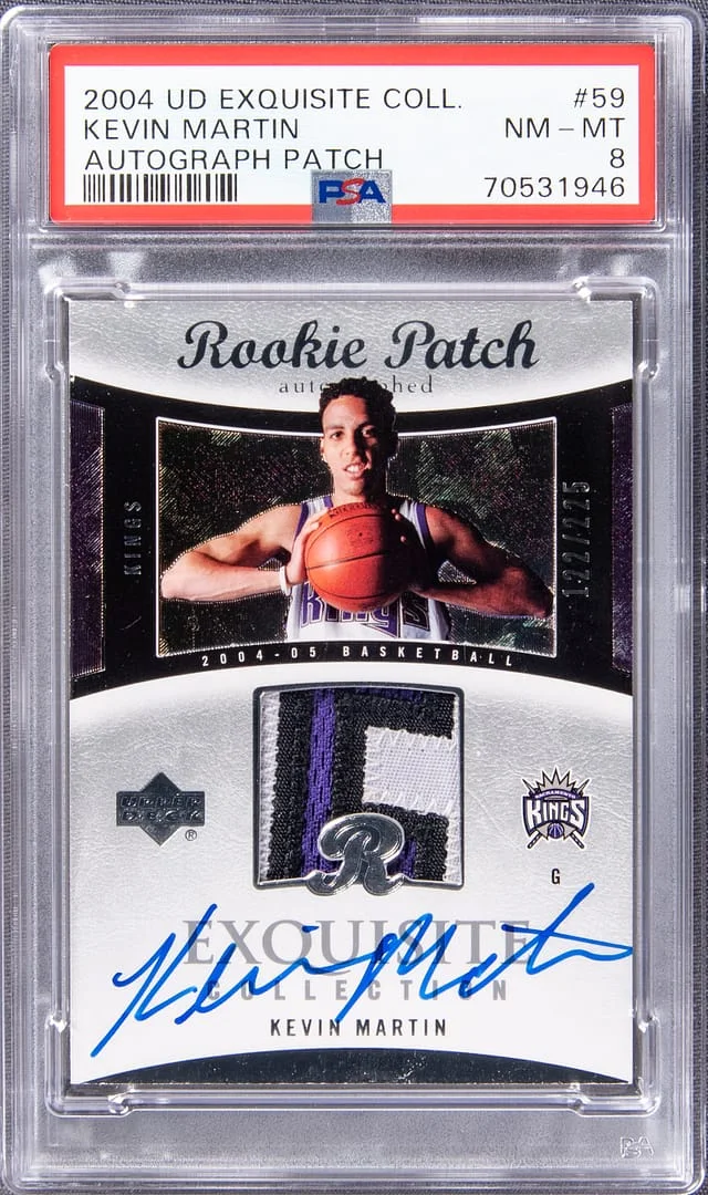 2004 UD Exquisite Collection Kevin Martin #59 card image