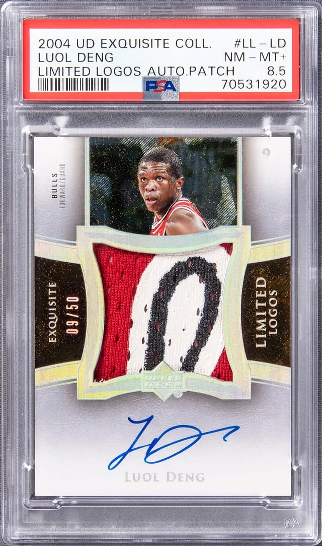 2004 UD Exquisite Collection Limited Logos Luol Deng Limited Logos #LL-LD card image