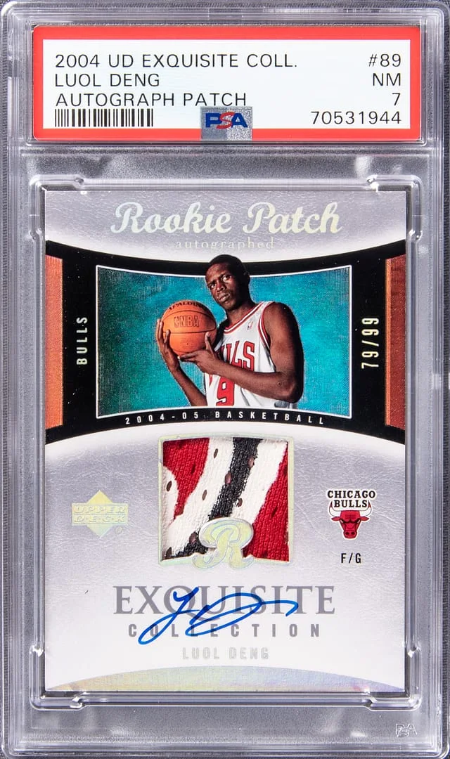 2004 UD Exquisite Collection Luol Deng #89 card image