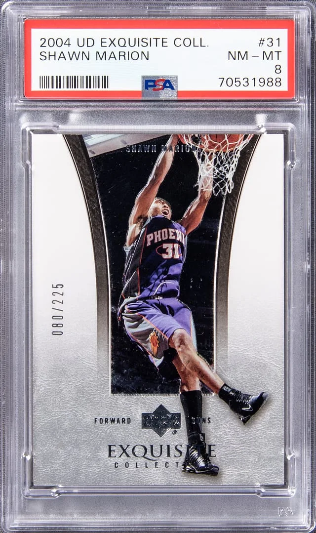 2004 UD Exquisite Collection Shawn Marion #31 card image
