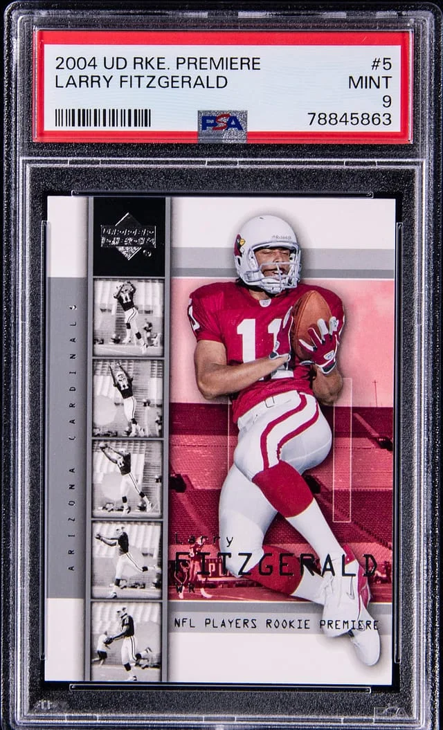 2004 UD Premiere Larry Fitzgerald #5 card image