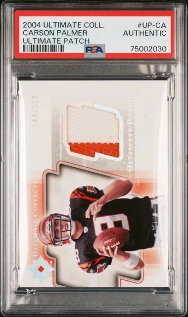 2004 Ultimate Collection Carson Palmer Ultimate Patch #UP-CA card image