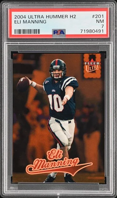 2004 Ultra 201 Eli Manning Hummer #H2 card image