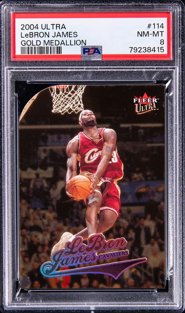 2004 Ultra Lebron James Gold Medallion #114 card image